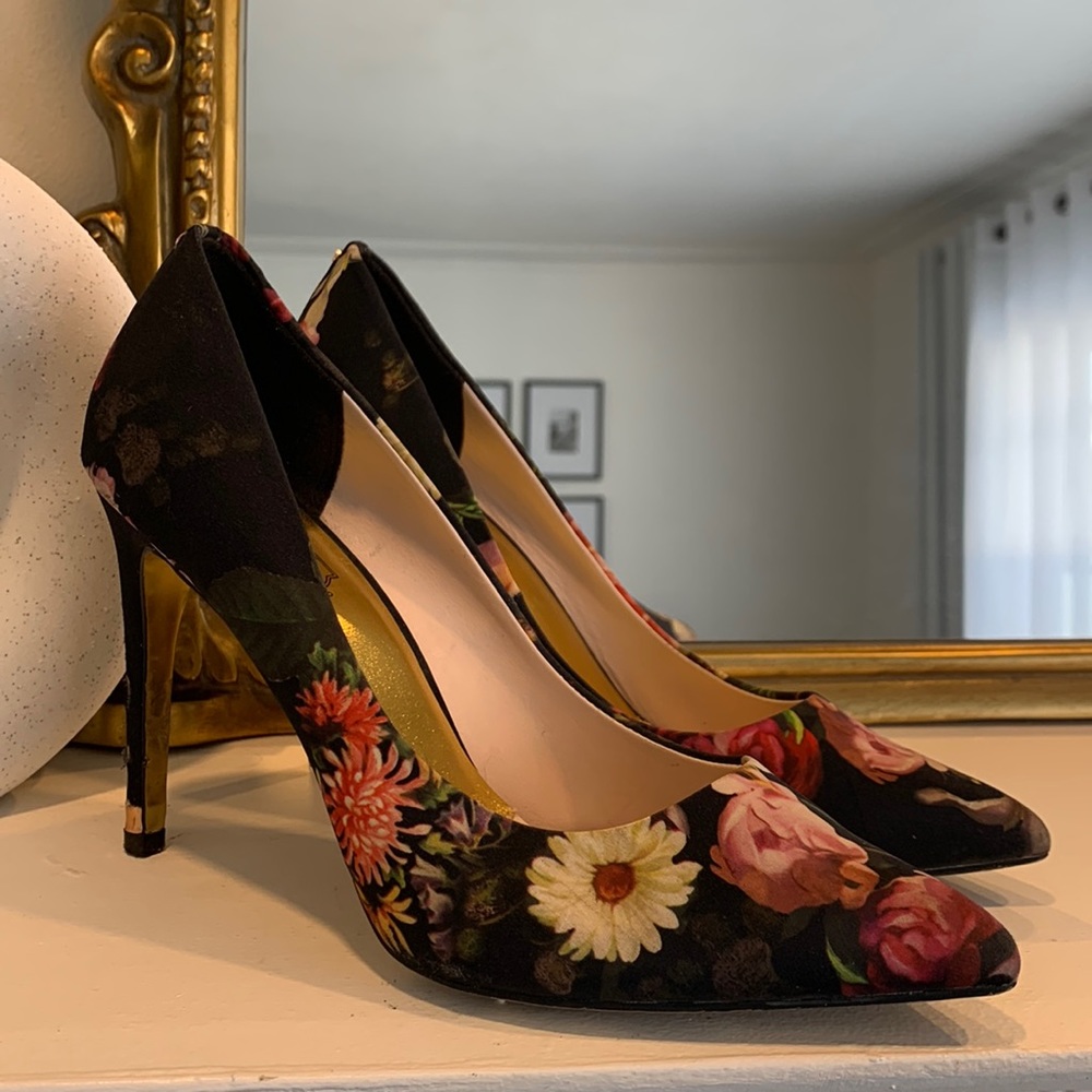 Ted Baker Floral Heels Size 40